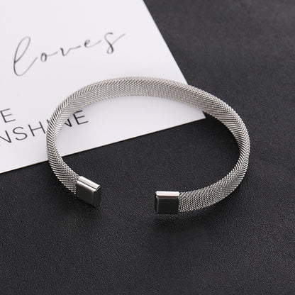 Pulsera ajustable de acero de titanio - OFERTA 2x1