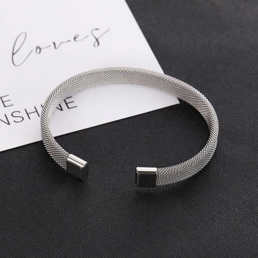 Pulsera ajustable de acero de titanio - OFERTA 2x1
