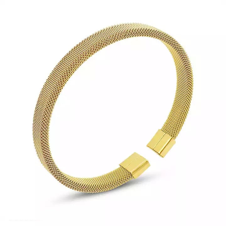 Pulsera ajustable de acero de titanio - OFERTA 2x1