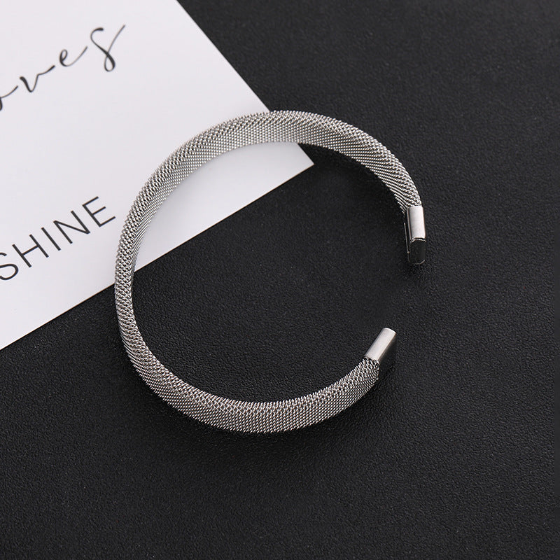 Pulsera ajustable de acero de titanio - OFERTA 2x1