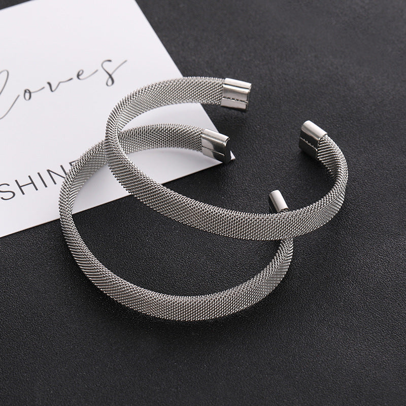 Pulsera ajustable de acero de titanio - OFERTA 2x1